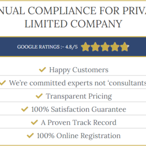 Annnual compliance for private limited company price