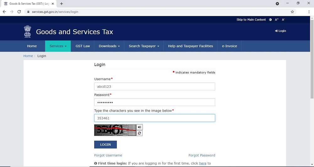 Change details in GST